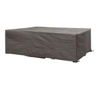 Housse De Protection Pour Sélon De Jardin, Housse Hivernage Sélon, Bâche, Housse Extérieure Mobilier De Jardin, Gris, Rectangulaire, 240 X 180 X 75 Cm - Perel