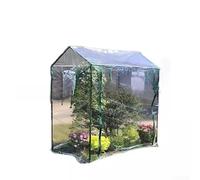 Housse de protection pour serre avec porte ventilée pour prospérité et environnement végétal 100 x 50 x 150 cm