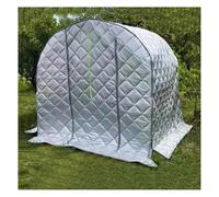 Housse de Protection pour Serre de Jardin Portable avec Fermeture éclair et Enrouleur, idéale pour l'extérieur, idéale par Tous Les Temps (Argent 600 x 150 x 200 cm)