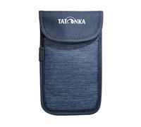 Housse de Protection pour Smartphone Tatonka L - Dimensions intérieures : 14 x 7 cm - Housse de Protection pour téléphone Portable avec Fermeture Velcro (Bleu Marine)
