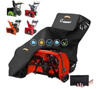 Housse de Protection pour Souffleuse à neige, Robuste Oxford 840D Imperméable pour Souffleuse à Neige Universelle avec 2 Bandes Réfléchissantes, Boucle coupe-vent, Fentes d'aération