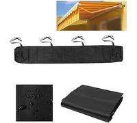 Housse De Protection Pour Store Étanche, Housse De Auvent Pour Auvent Sac De Rangement Étanche Sac De Protection Pour Store Banne, Avec Cordon, Pour Terrasse De Jardin Extérie(Size:5M,Color:le noir)