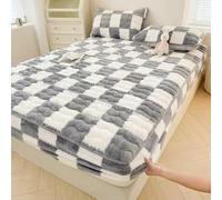 Housse de protection pour surmatelas - Design ajusté en velours polaire doux pour un confort ultime