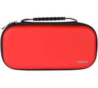 Konix Mythics Housse de Protection et Transport Carry Bag pour Consoles Nintendo Switch, Switch Lite et Switch OLED - Rangement 8 Jeux - Rouge