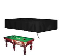 Housse De Protection Pour Table De Billard 7/8/9 Ft Housse De Table De Billard Avec Cordon De Serrage Housse De Billard Intérieur Extérieur En Tissu Oxford 210D Imperméable Anti-UV Anti-poussière Noir