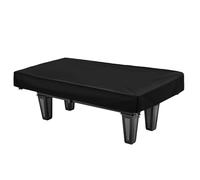 Housse De Protection pour Table De Billard en Tissu Oxford 210D, 7/8/9 Ft Housse De Table De Billard avec Cordon De Serrage, Imperméable Anti-UV Anti-poussière Housse Billard Noir