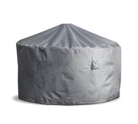 Housse de protection pour table de jardin ronde MEHR GARTEN - Ø 135 x 71 cm - Gris - Oxford 600D