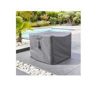 Hespéride Housse de protection Hambo pour table haute extérieure 180 x 120 x 120 cm Gris Polyester