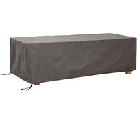 Housse De Protection Pour Table Max. 220 Cm, Housse Hivernage Salon, Bâche, Housse Extérieure Mobilier De Jardin, Gris, Rectangulaire, 225 X 105 X 75 Cm