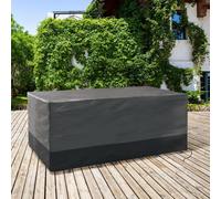 Housse De Protection Pour Table Rectangulaire 250 X 200 X 74 Cm Gris