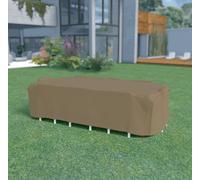 Housse De Protection Pour Table Rectangulaire + 8 Chaises Covertop - Taupe - 325 X 205 X 90 Cm Multicolore