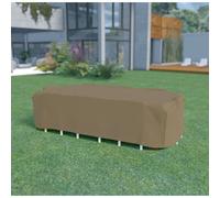 Nortene Table rectangulaire Case + 8 chaises 325 x 205 x H.90 cm
