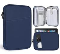 Housse de Protection pour Tablette Amazon Kindle Fire 8/Fire 8 Plus, Samsung Galaxy Tab A9/A7 Lite/A, iPad Mini 7 6 5 4 3 2 1, Lenovo Tab M9 M8 Bleu