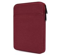 Housse de Protection pour Tablette iPad 10e/11, iPad Pro 10,2", iPad 10,2", iPad Air 5 4/10,5 Pro Air, Samsung Galaxy Tab A8 10,5", Compatible avec Clavier Intelligent Apple, Rouge vin