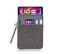 Housse de protection pour tablette Tabwee W90/T90 11" - Tissu doux daunke avec fermeture éclair - Résistant aux chocs - Léger et portable - Imperméable - Gris foncé