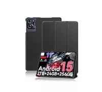Housse de protection pour TABWEE W90 11 pouces, yystao Support mince avec design triple pli, coque de protection rigide compatible avec TABWEE W90, Noir