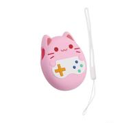 Housse de protection pour Tamagotchi Paradise avec cordon Rose | Ajustement parfait de 8 x 8 x 4 cm, bloque les débris de poussière, installation flexible, options rose, bleu, violet