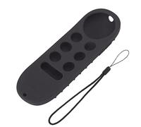 Housse de Protection pour Télécommande en Silicone avec Lanière pour Chromecast avec Télécommande Google TV (Gris foncé)