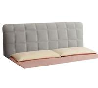 Housse de protection pour tête de lit en coton extensible avec poche, design anti-poussière pour têtes de lit double, queen size, king size, 230 x 70 cm
