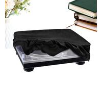 Housse de protection pour tourne-disque - 43 x 33 x 13 cm - En peluche - Housse en vinyle robuste - Protection des appareils audio - Accessoires de musique - Idéal pour DJ, maison, studio pour