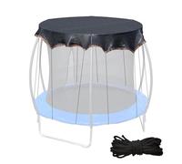 Housse de Protection pour Trampoline | Bâche de Protection UV en Filet,Toile d'pour Trampoline - pour Jardin Cour Arrière Terrasse Pelouse Été Jeux Extérieur