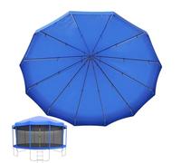 Housse de protection pour trampoline d'extérieur pour trampolines de 1,8 m à 4,9 m, imperméable, protection contre la pluie et la neige, accessoire durable pour une protection ultime contre les