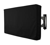 Housse de Protection pour TV d'extérieur, écrans et télévisions de terrasse et Jardin, 22-70" TV - Housse de Protection pour extérieur Contre intempéries - Noir (50?-52?)