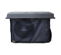 Housse de protection pour unité de climatisation extérieure résistante aux intempéries avec trous de ventilation, ajustement universel pour condensateur de pompe à chaleur, installation rapide, sans