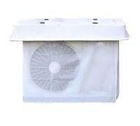 Housse de protection pour unité de climatisation extérieure résistante aux intempéries avec trous de ventilation, ajustement universel pour condensateur de pompe à chaleur, installation rapide, sans