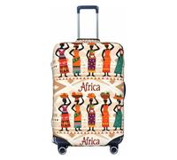 Housse de Protection pour Valise à imprimé Femme Africaine Noire, Compatible avec Les Bagages de 45,7 à 81,3 cm (Taille XL).