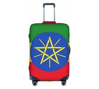 Housse de protection pour valise à roulettes, motif drapeau de l'Éthiopie, 45,7 à 81,3 cm, blanc, XL