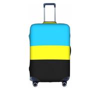 Housse de protection pour valise à roulettes, motif drapeau du sultanat de Burongan, élastique, lavable, anti-rayures, 45,7 à 81,3 cm, blanc, S