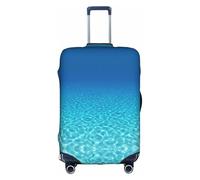 Housse de protection pour valise à roulettes, tissu très élastique, motif paysage sous-marin, blanc, X-Large