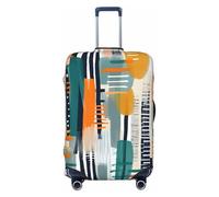 Housse de protection pour valise, art moderne abstrait, aquarelle, élastique, anti-rayures, anti-poussière pour bagages de 55,9 à 61 cm, multicolore, XL