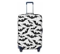 Housse de protection pour valise - Chauves-souris d'Halloween toile d'araignée cool douce et tendance pour bagages, Noir , x-large