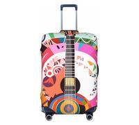 Housse de protection pour valise de guitare - Colorée - Élastique - Anti-rayures et anti-poussière - Convient aux bagages de 45,7 à 53,3 cm