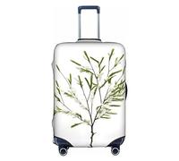 Housse de protection pour valise de voyage avec de nombreux bébés pingouins mignons pour 45,7 à 81,3 cm, Brindille verte naturelle blanche (1), M