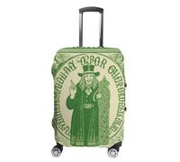Housse de protection pour valise de voyage, housse de protection pour valise, bénédiction irlandaise, Saint-Patrick, housse de bagage lavable, élastique, anti-rayures pour valises personnalisées pour