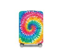 Housse de Protection pour Valise, Grande (66-76 cm), réutilisable, Lavable, avec Fermeture éclair, Fluo, L (66-76cm), Fluor