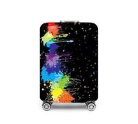 Housse de Protection pour Valise, Grande (66-76 cm), réutilisable, Lavable, avec Fermeture éclair, Splash, L (66-76cm), Splash