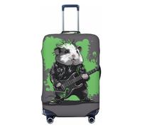 Housse de protection pour valise, guitare rock, cochon d'Inde, anti-rayures, pour bagage, Noir , L