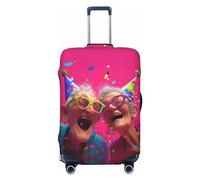 Housse de protection pour valise - Happy Birthday N° 102 - Anti-rayures Uitcase pour bagages, Noir , L