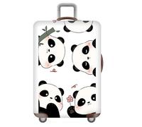 Housse De Protection pour Valise,Housse Valise Elastique Panda 3D Animal,Housse De Protection pour Bagage,Anti-Rayures Lavable Cabine Luggage Trolley Case Cover,Luggage Cover (Color 2,S(18-21inch))