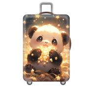 Housse De Protection pour Valise,Housse Valise Elastique Panda 3D Animal,Housse De Protection pour Bagage,Anti-Rayures Lavable Cabine Luggage Trolley Case Cover,Luggage Cover (Color 7,L(25-28inch))