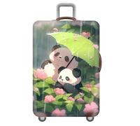 Housse De Protection pour Valise,Housse Valise Elastique Panda 3D Animal,Housse De Protection pour Bagage,Anti-Rayures Lavable Cabine Luggage Trolley Case Cover,Luggage Cover (Color 3,XL(29-32inch))