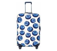 Housse de protection pour valise - Joli saphir myrtille souple tendance pour bagages, noir, Small