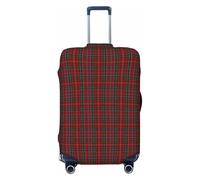 Housse de Protection pour Valise Lavable et élastique, Motif Tartan écossais, Motif Harden, nom de Famille, Grande Taille