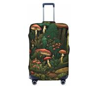 Housse de protection pour valise, motif champignon de fée, élastique, anti-rayures, anti-poussière pour bagages de 55,9 à 61 cm, multicolore, S