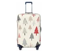 Housse de protection pour valise, motif sapin de Noël, bande dessinée, élastique, anti-rayures, anti-poussière pour bagages de 55,9 à 61 cm, multicolore, L