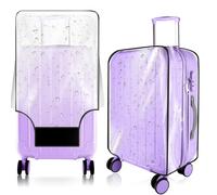 Housse de Protection pour Valise Transparente, Protection pour Valise 28 Pouces, imperméable, Protection Contre Les Rayures, Anti-poussière, comme Protection de Valise Lors d'un Voyage en Avion